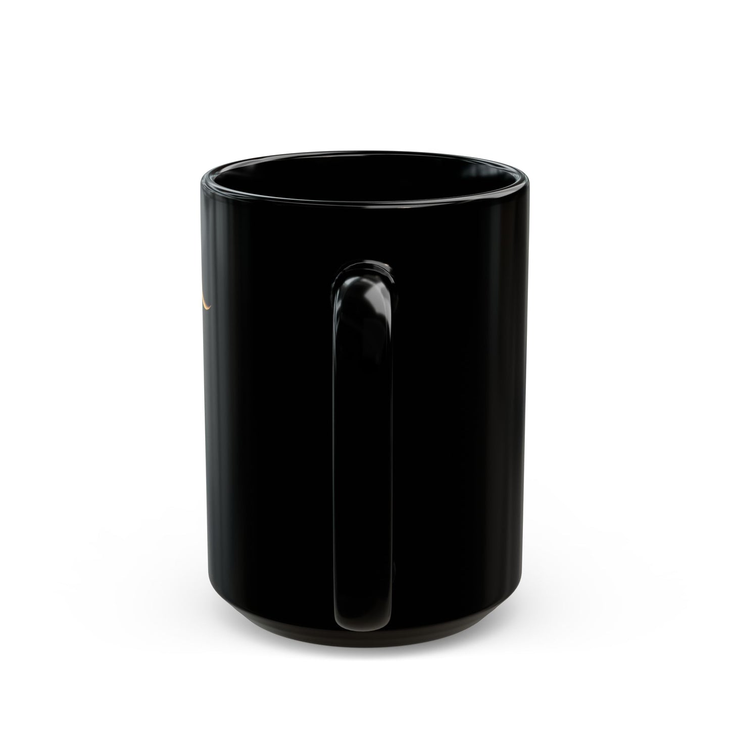 Gothic Raven Key & Rose Black Ceramic Mug — Moon Crescent Coffee Cup 15 OZ