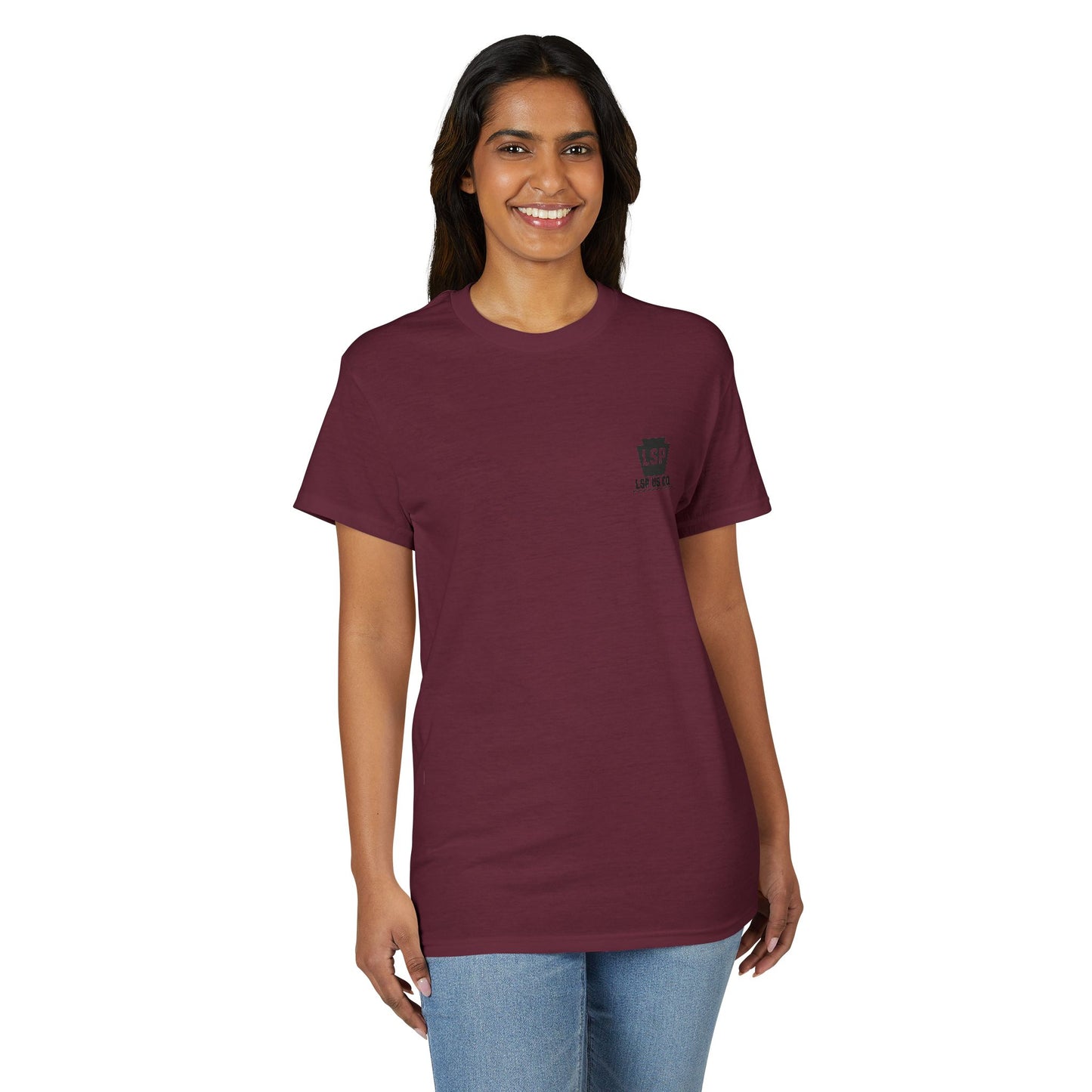 PRECISE BY NATURE T-Shirt — Trees around Tree Ring Graphic Tee for Nature Lovers