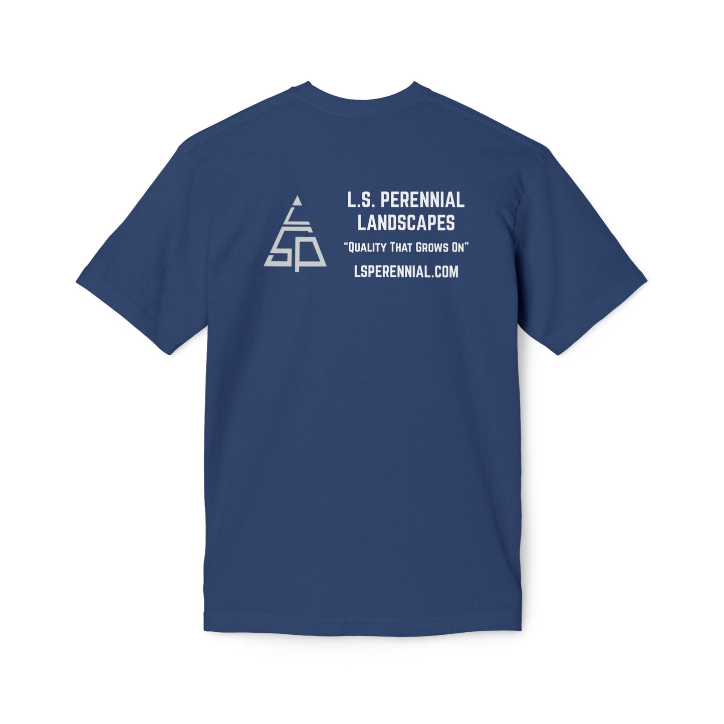 L.S. Perennial Landscapes Logo T-Shirt — Crewneck Work Tee (Made in USA)