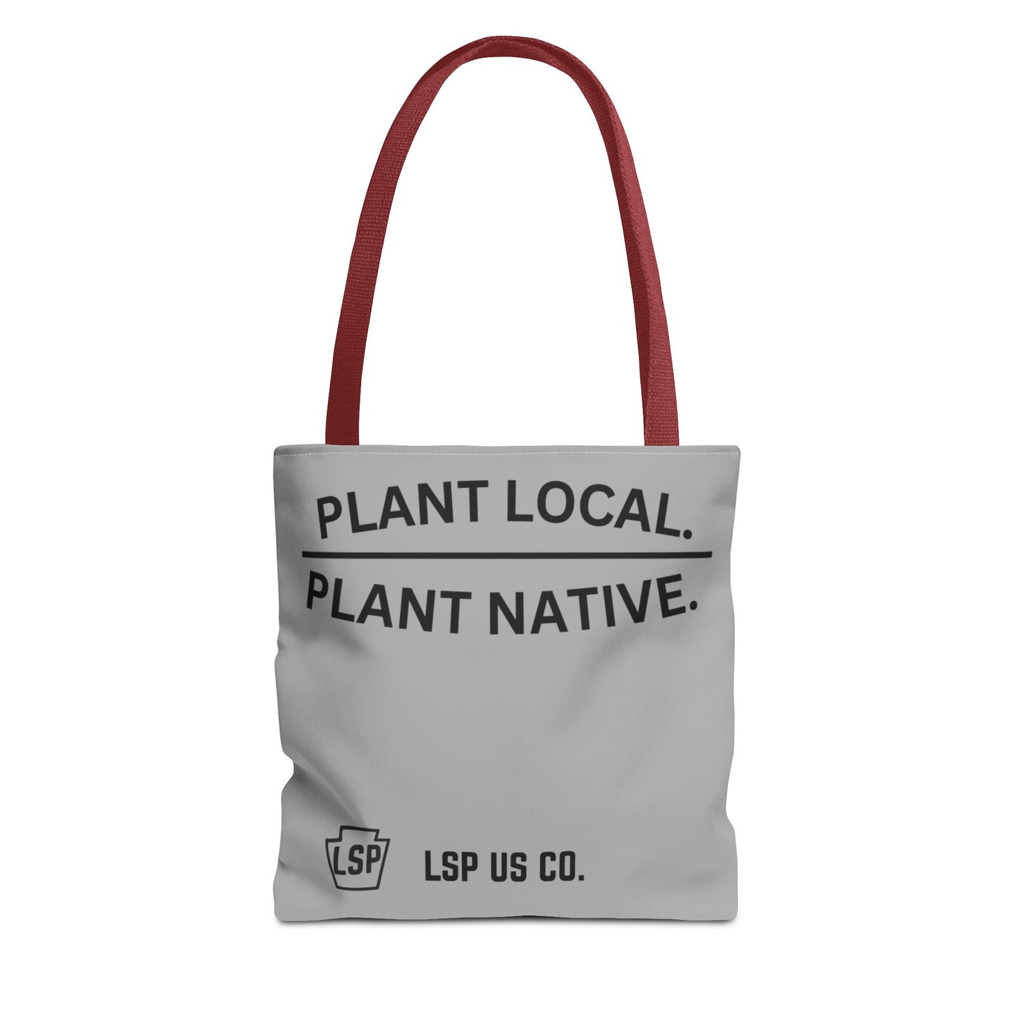 LSP US CO Plant Local Plant Native Tote Bag - Tree-Ring Graphic Eco Shopper