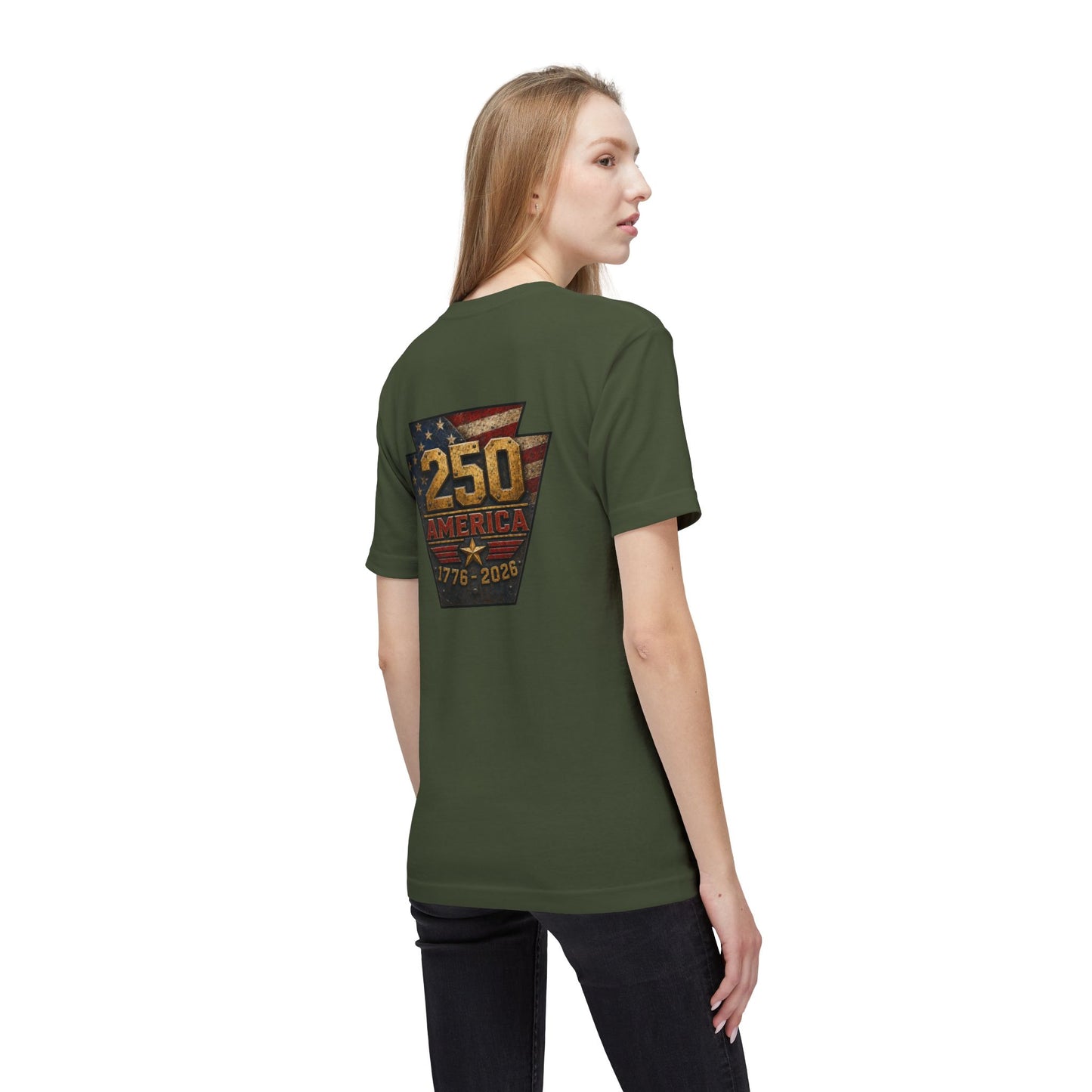 AMERICA 250 KEYSTONE LSP US CO - T SHIRT - Made in USA
