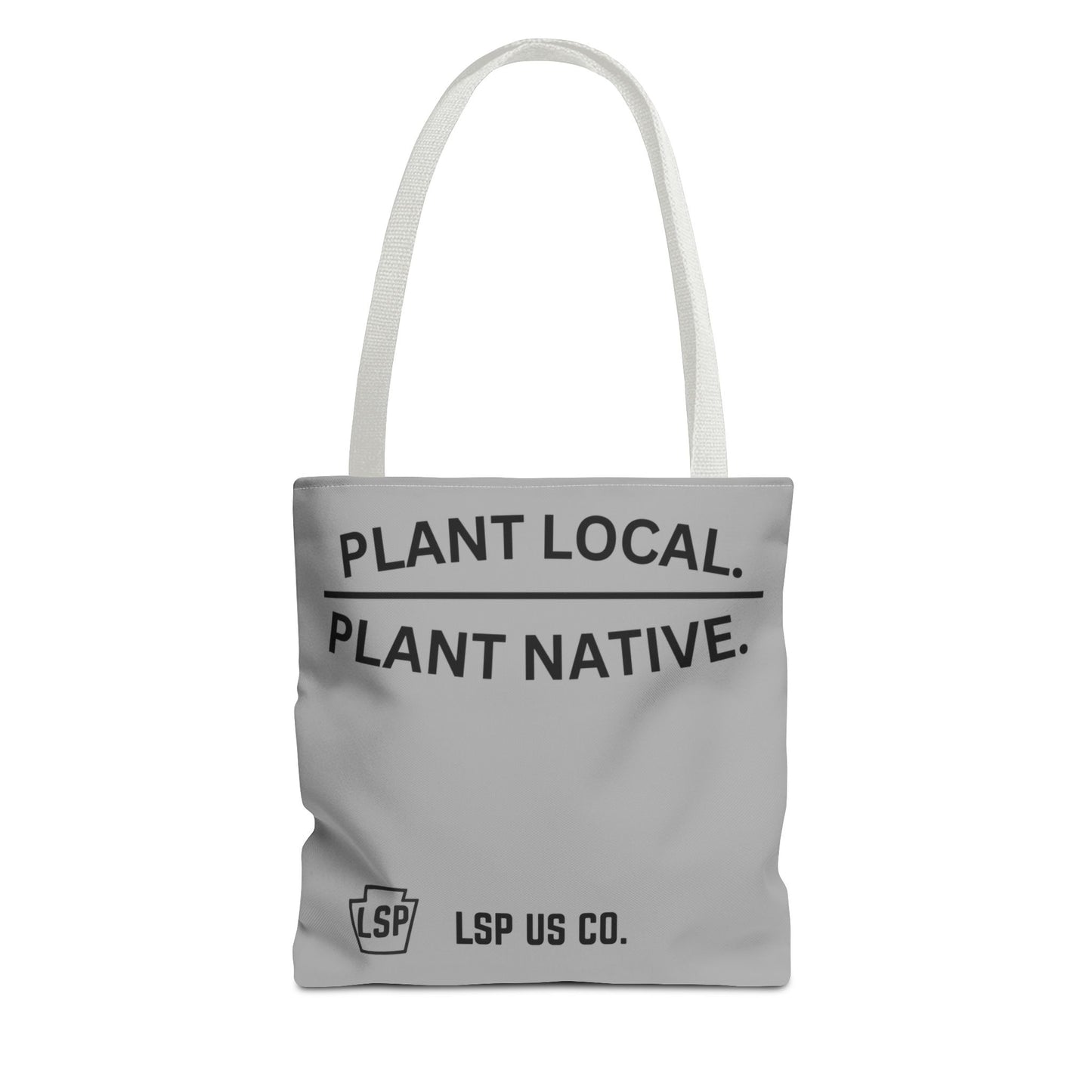 LSP US CO Plant Local Plant Native Tote Bag - Tree-Ring Graphic Eco Shopper