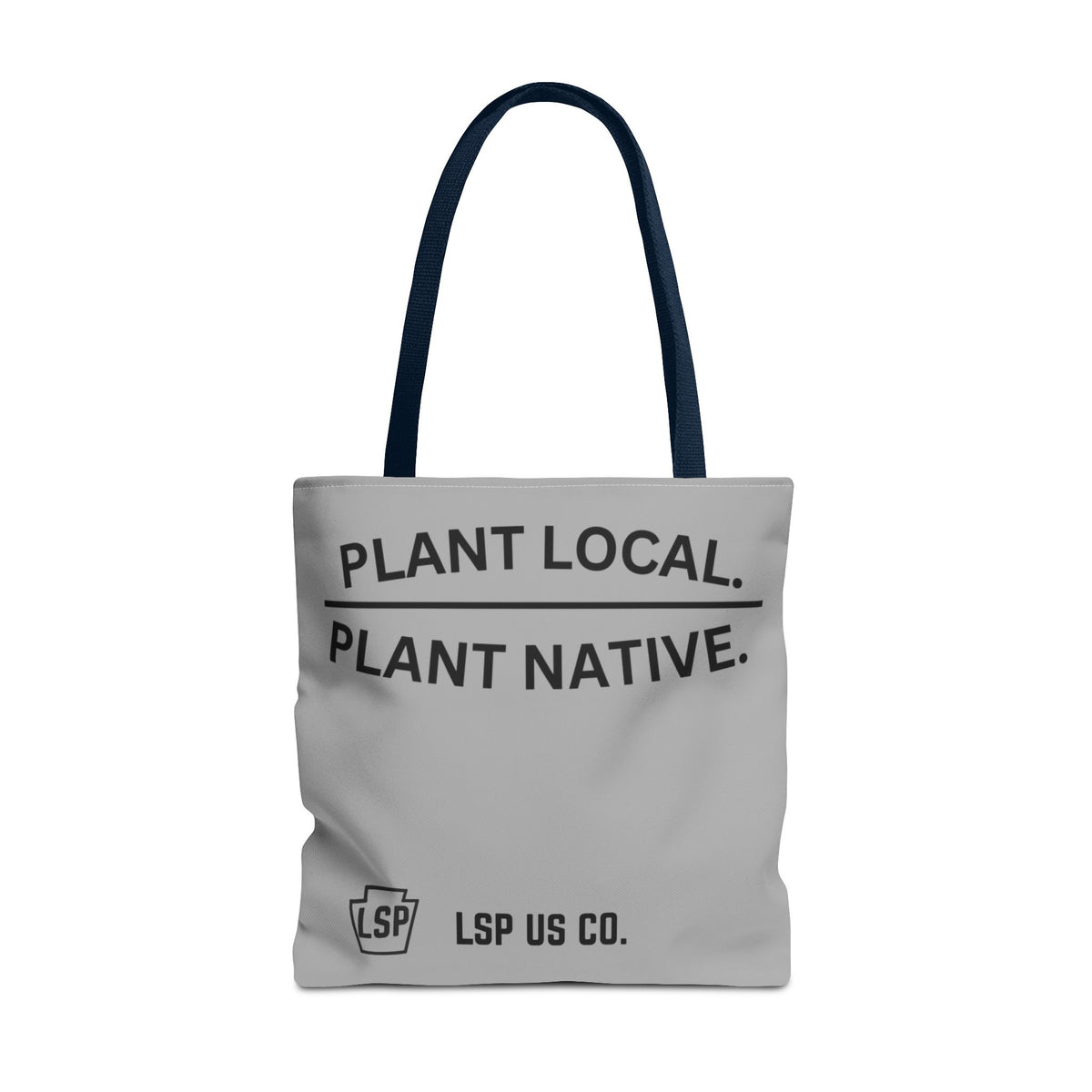 LSP US CO Plant Local Plant Native Tote Bag - Tree-Ring Graphic Eco Shopper