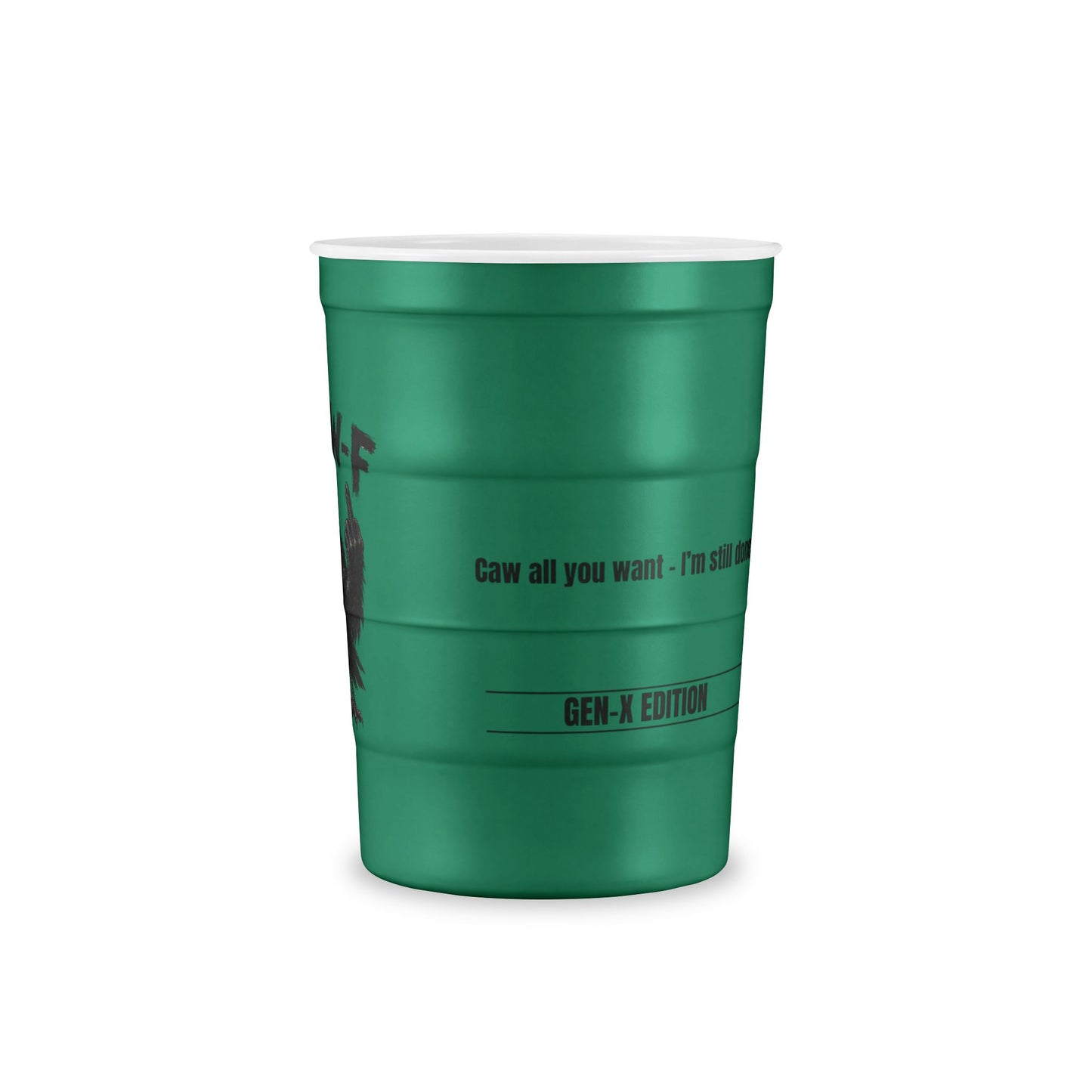 F-CAW-F CROW Steel 16 OZ CUP - Gen-X Edition - Made in USA
