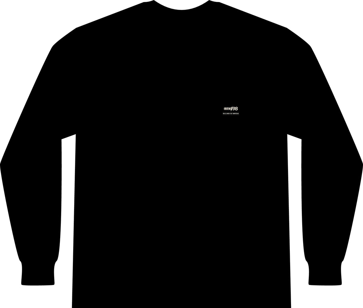 Union Electrician 40 Years Strong Long Sleeve Pocket T-Shirt — Philadelphia Tribute