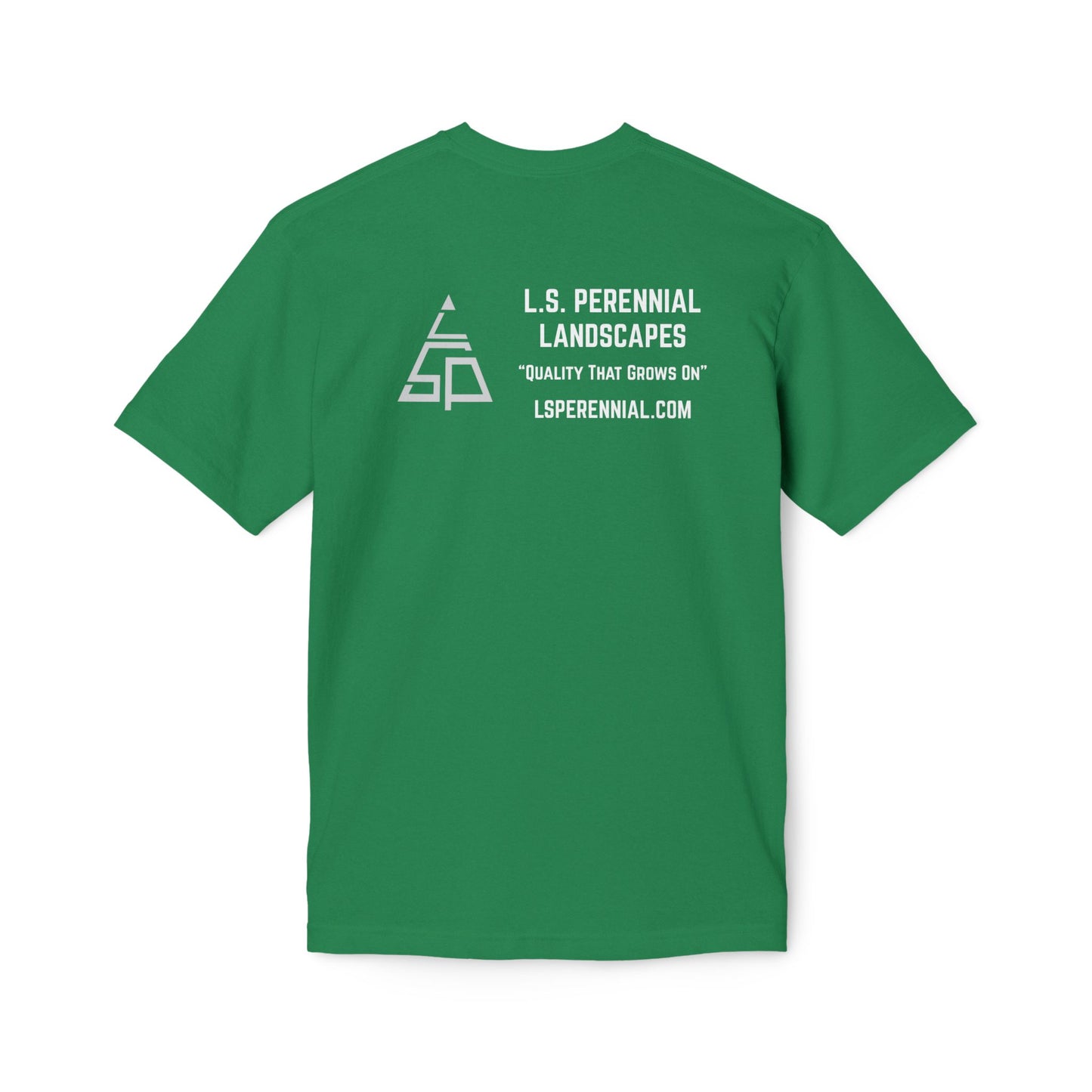 L.S. Perennial Landscapes Logo T-Shirt — Crewneck Work Tee (Made in USA)