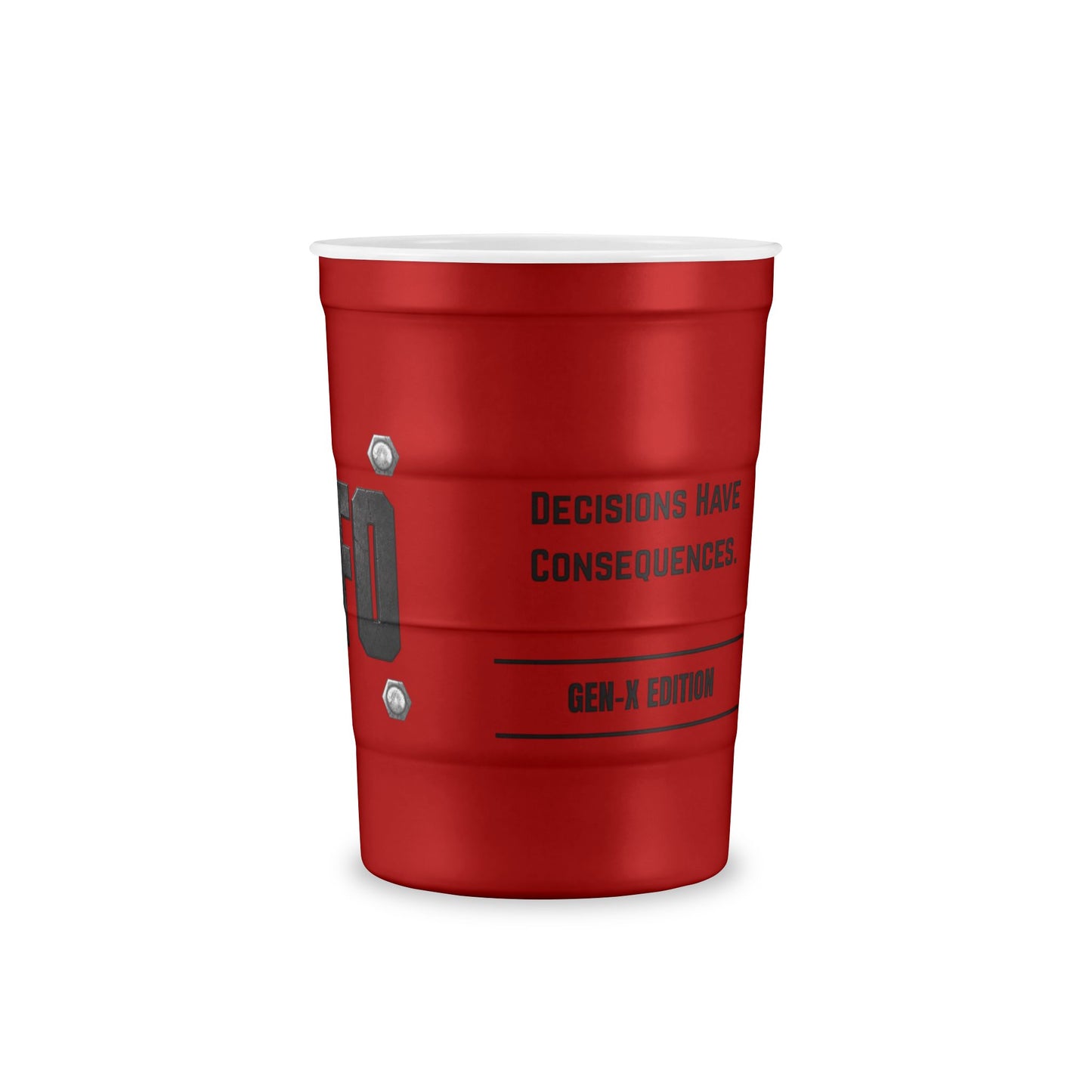 FAFO STEEL 16 oz Cup - Decisions Have Consequences - Made in USA
