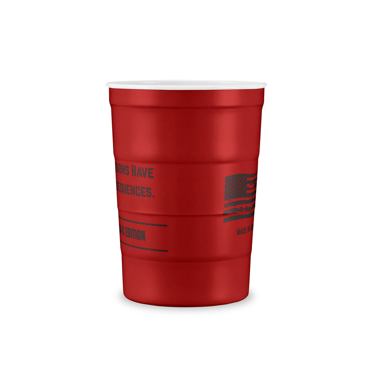 FAFO STEEL 16 oz Cup - Decisions Have Consequences - Made in USA