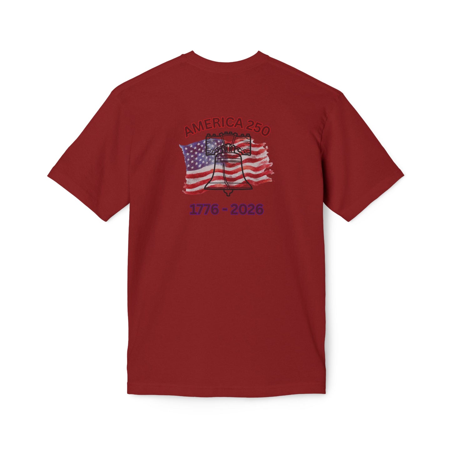 America 250 Liberty Bell T-Shirt — 1776–2026 Anniversary Bayside Made in USA