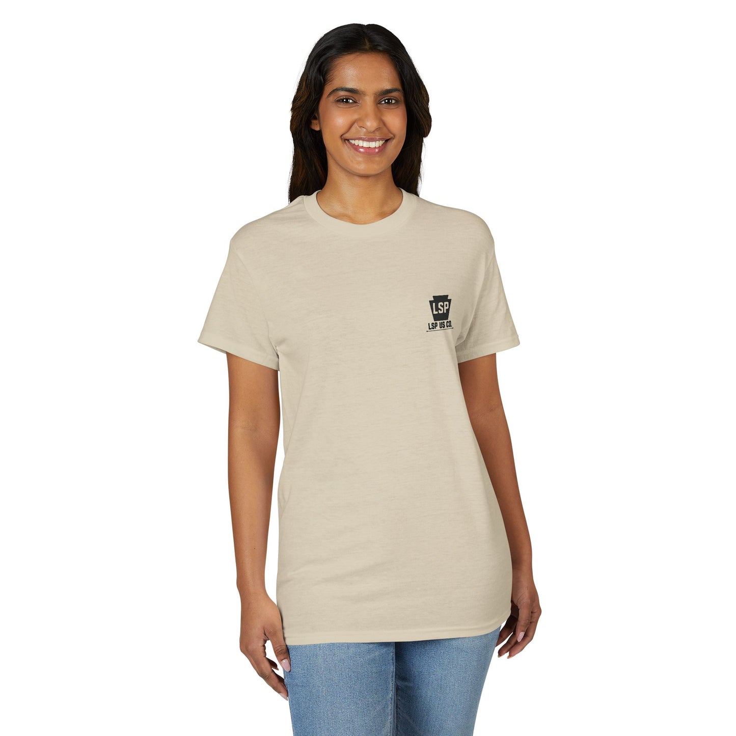 PRECISE BY NATURE T-Shirt — Trees around Tree Ring Graphic Tee for Nature Lovers