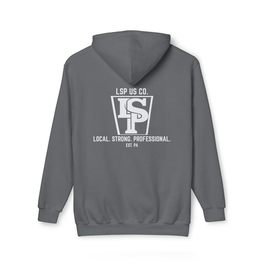 Local Strong Professional Hoodie — 'Local. Strong. Professional. EST. PA' Logo Hooded Sweatshirt