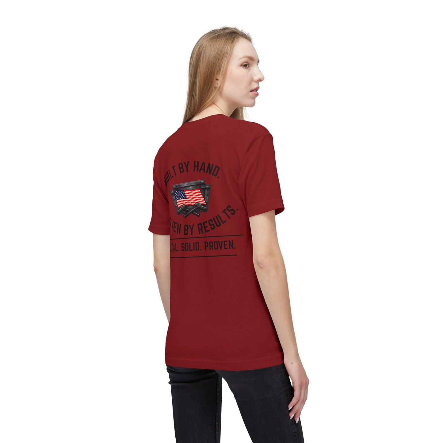 LSP US CO Built By Hand T-Shirt — "Local. Solid. Proven." American Workwear