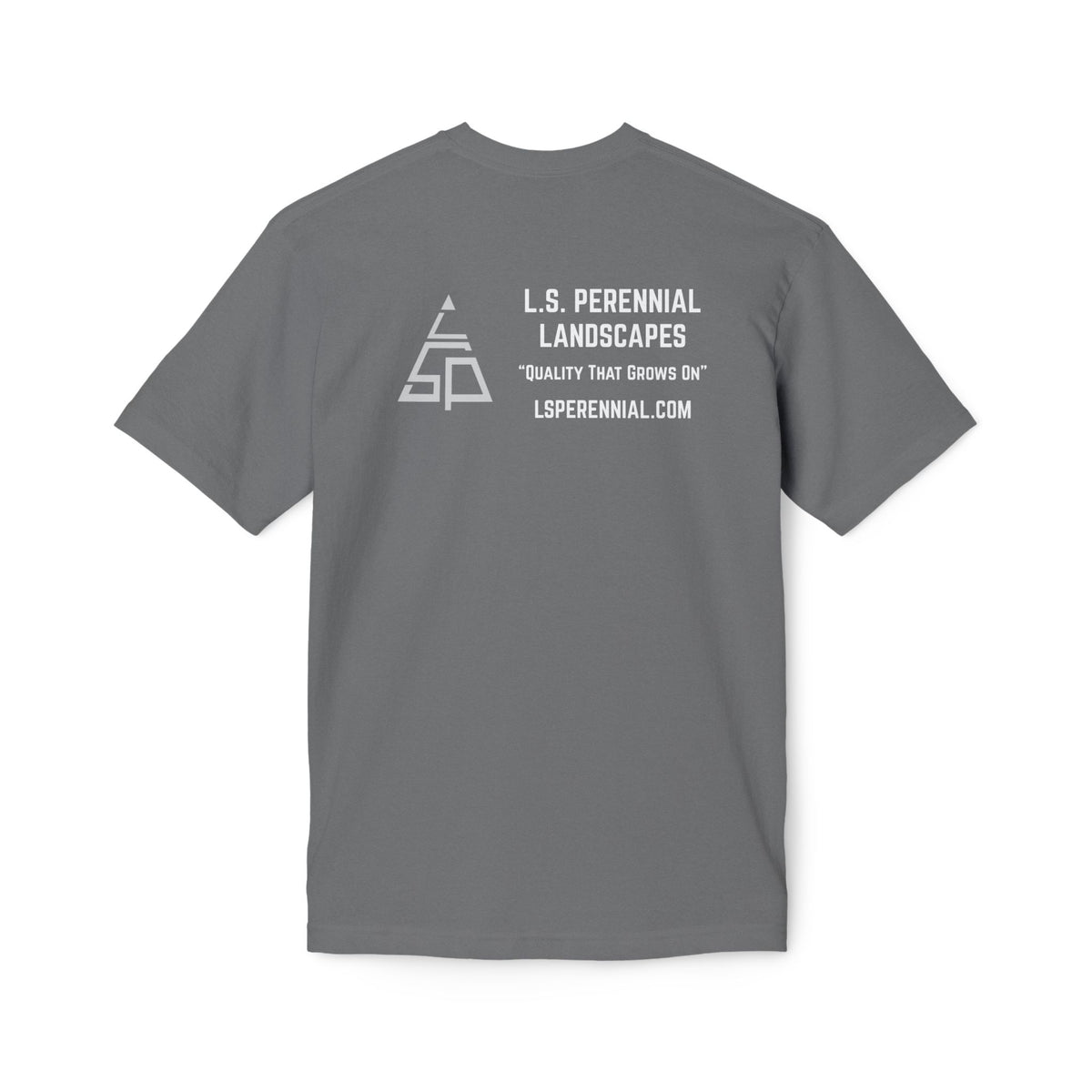 L.S. Perennial Landscapes Logo T-Shirt — Crewneck Work Tee (Made in USA)