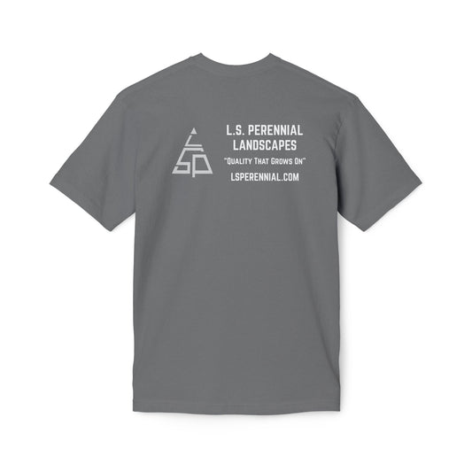 L.S. Perennial Landscapes Logo T-Shirt — Crewneck Work Tee (Made in USA)