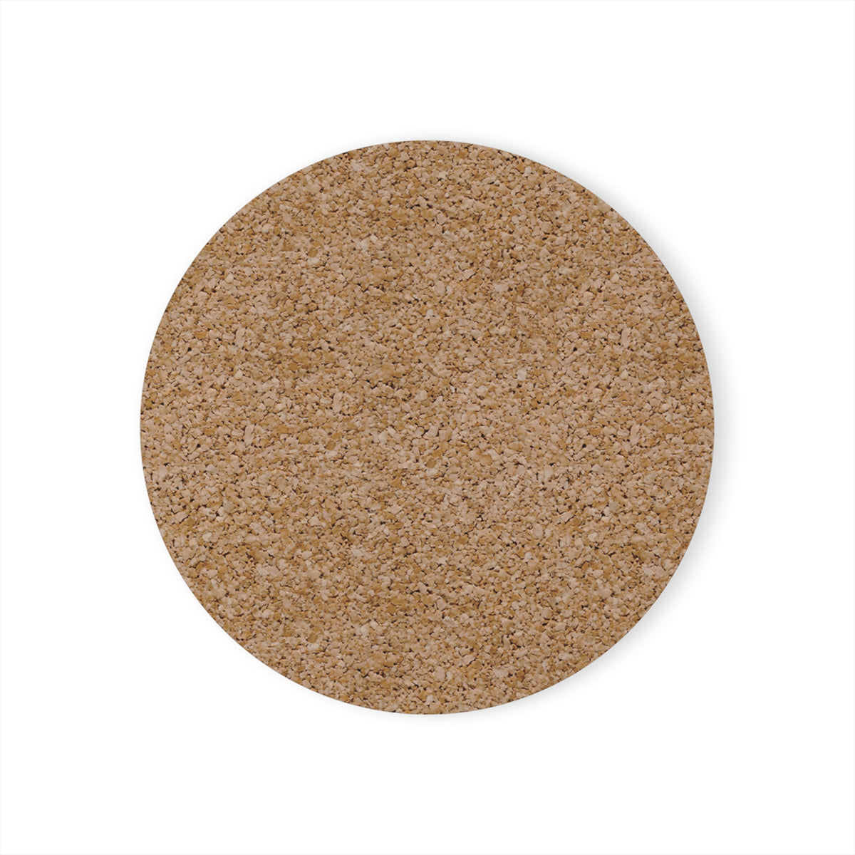 LSP US CO Keystone Logo Cork Coaster — 'Local. Solid. Precise.' Round Drink Coaster (Made in USA)