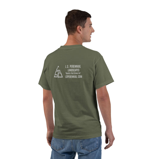 LS PERENNIAL LANDSCAPES CREW T SHIRT 100% COTTON