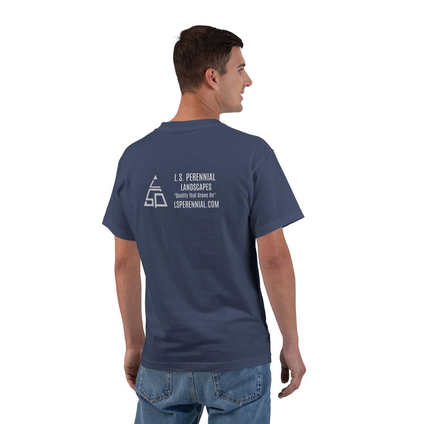 LS PERENNIAL LANDSCAPES CREW T SHIRT 100% COTTON