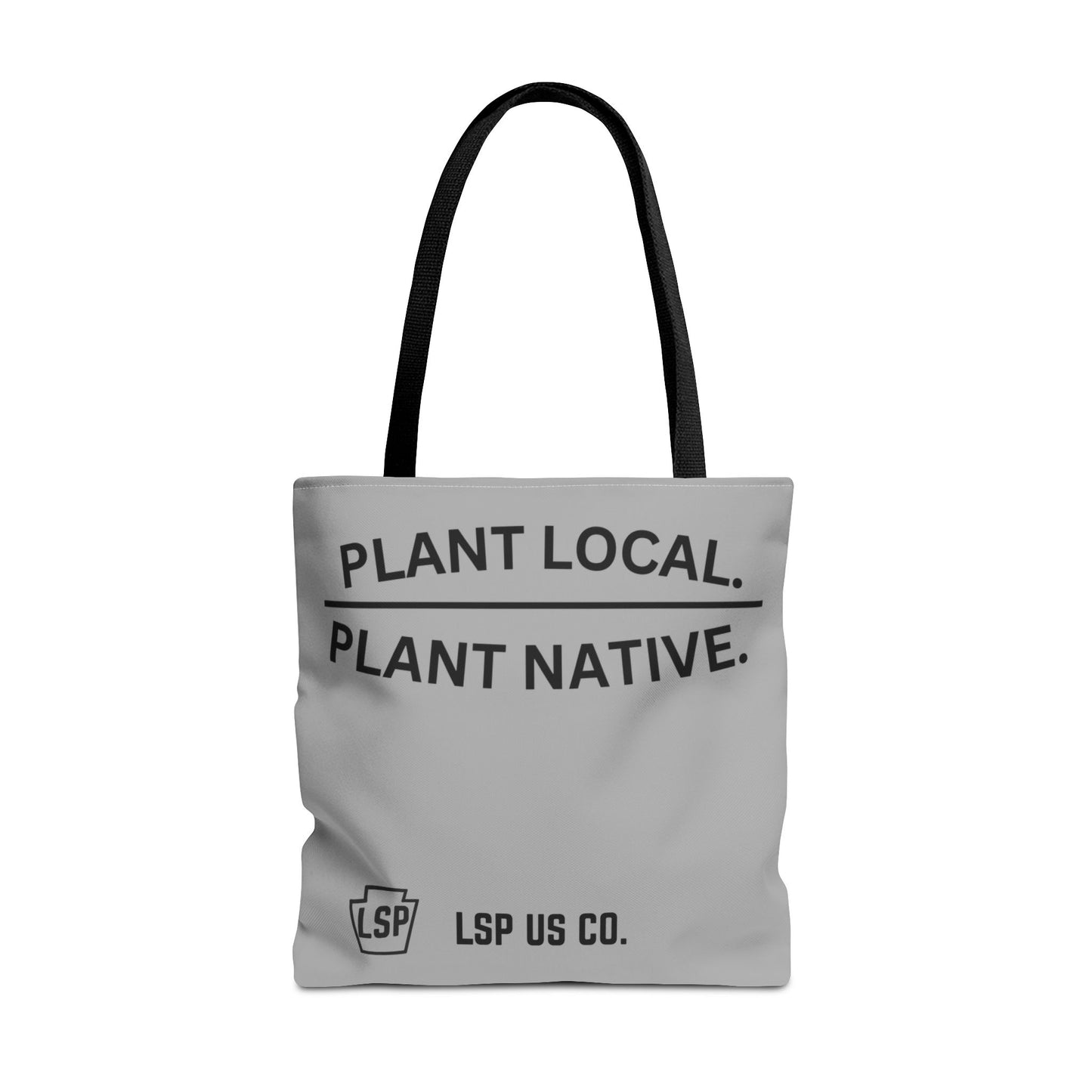 LSP US CO Plant Local Plant Native Tote Bag - Tree-Ring Graphic Eco Shopper