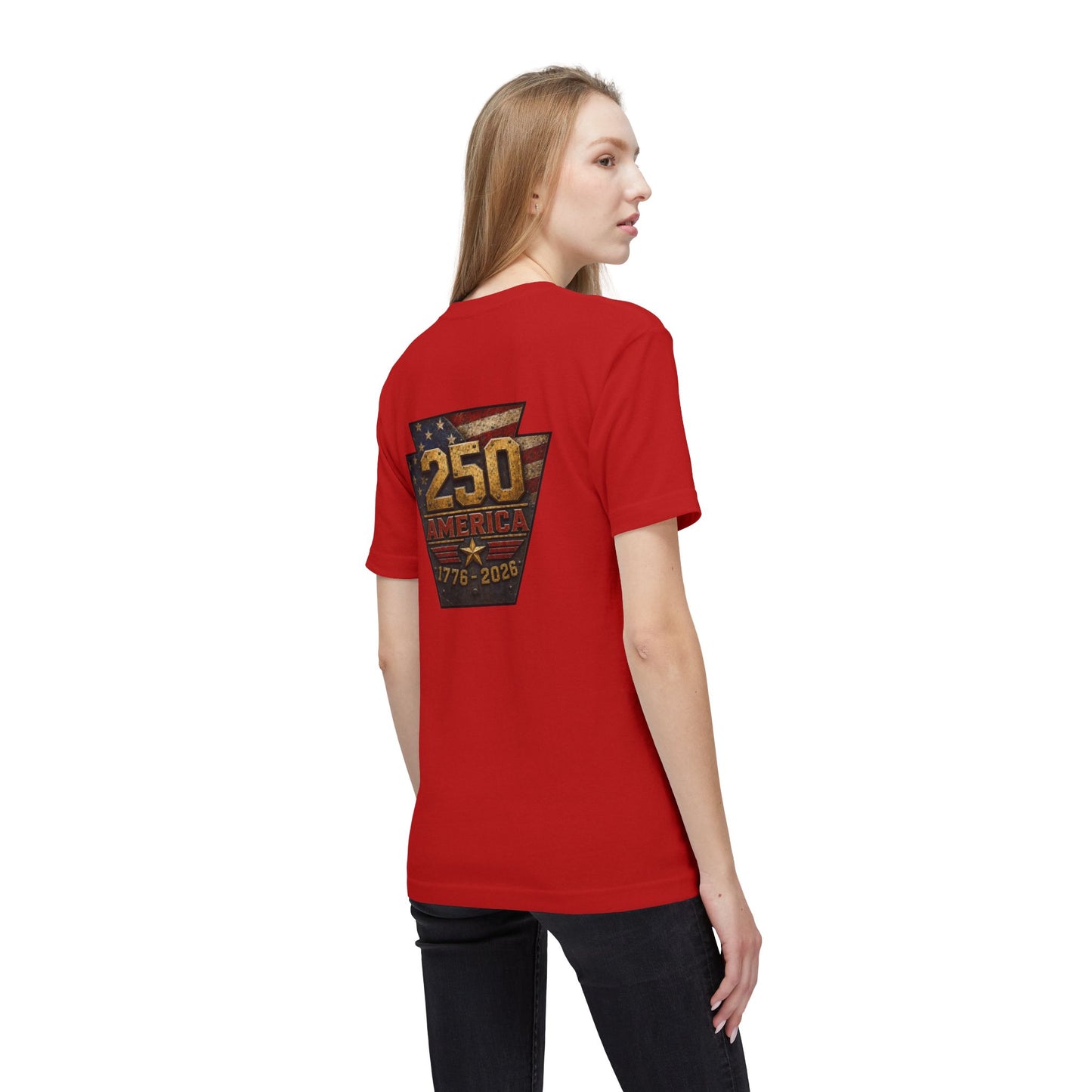 AMERICA 250 KEYSTONE LSP US CO - T SHIRT - Made in USA