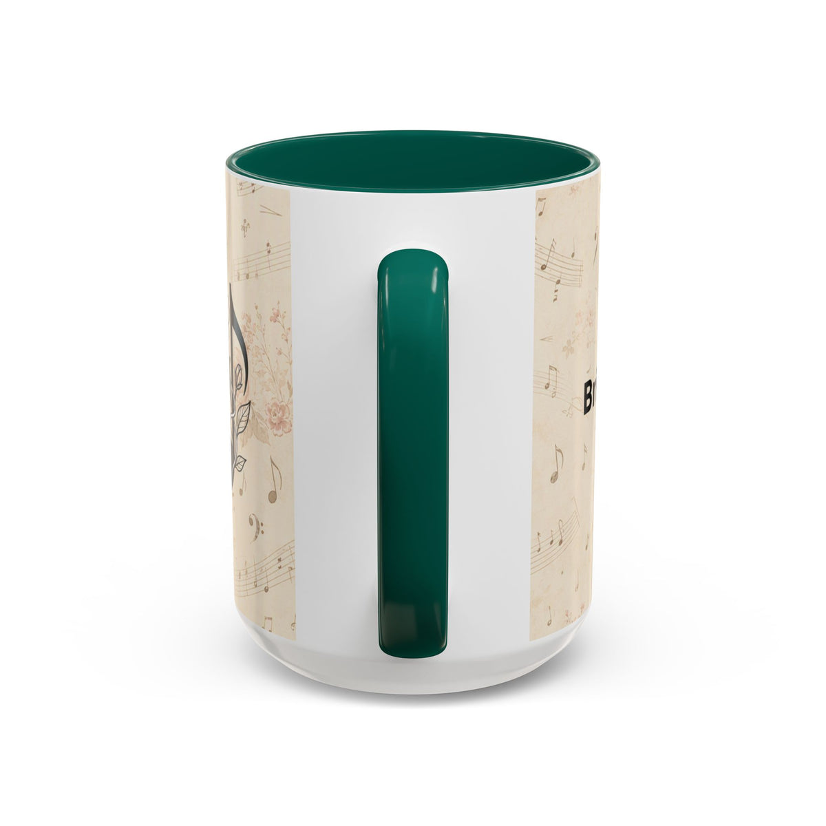 Bridget - Nature’s Music Floral Note Mug — Natures Music, Look and You Will Hear 15oz