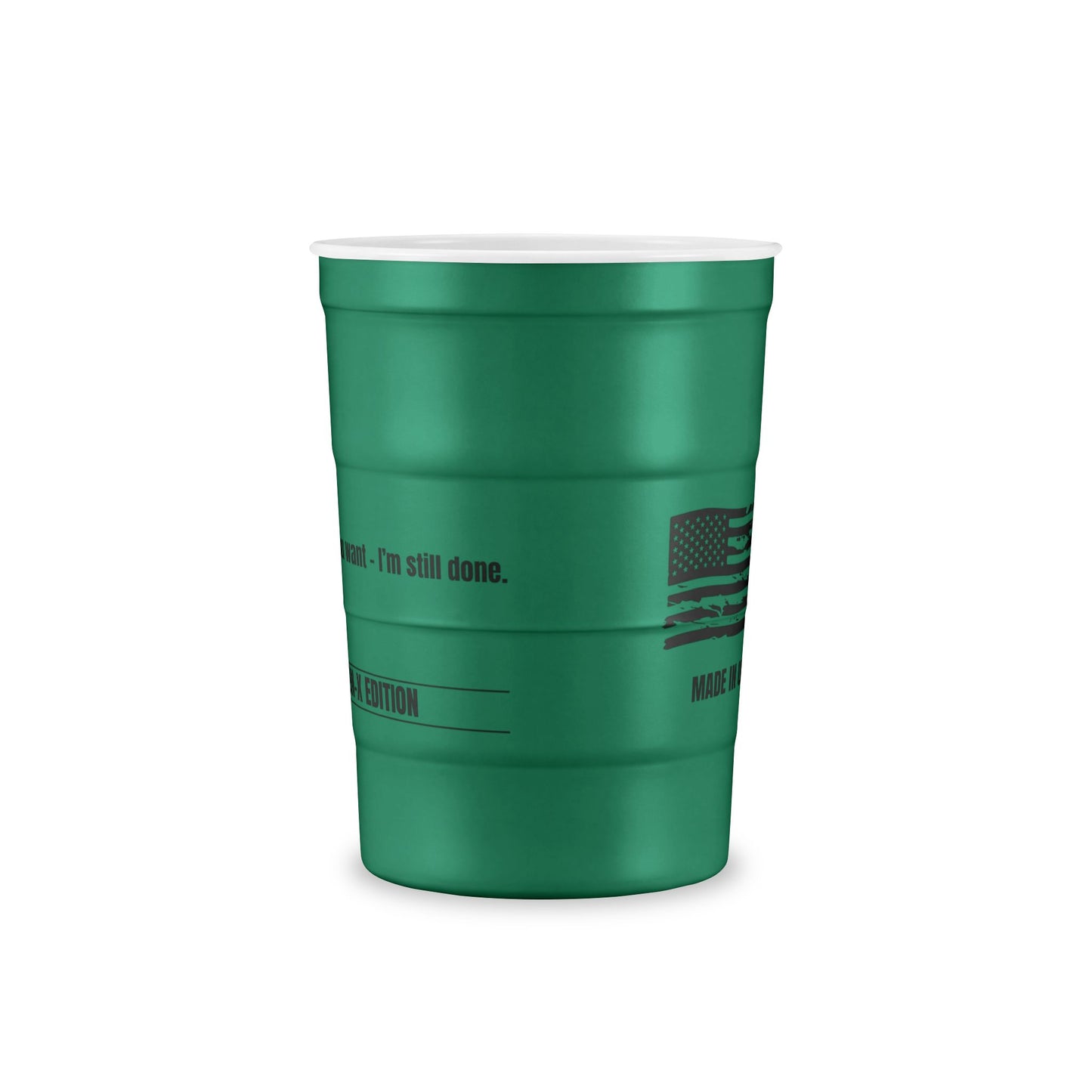 F-CAW-F CROW Steel 16 OZ CUP - Gen-X Edition - Made in USA