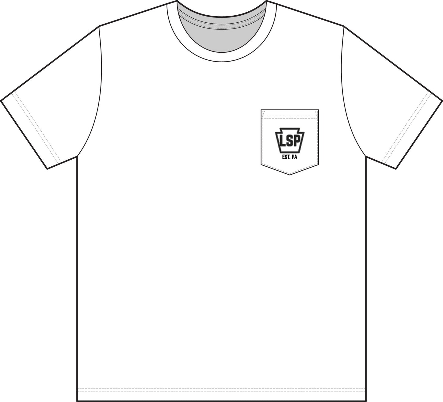 Built in America Pocket T-Shirt — "Built for Work" Union-Made Tee