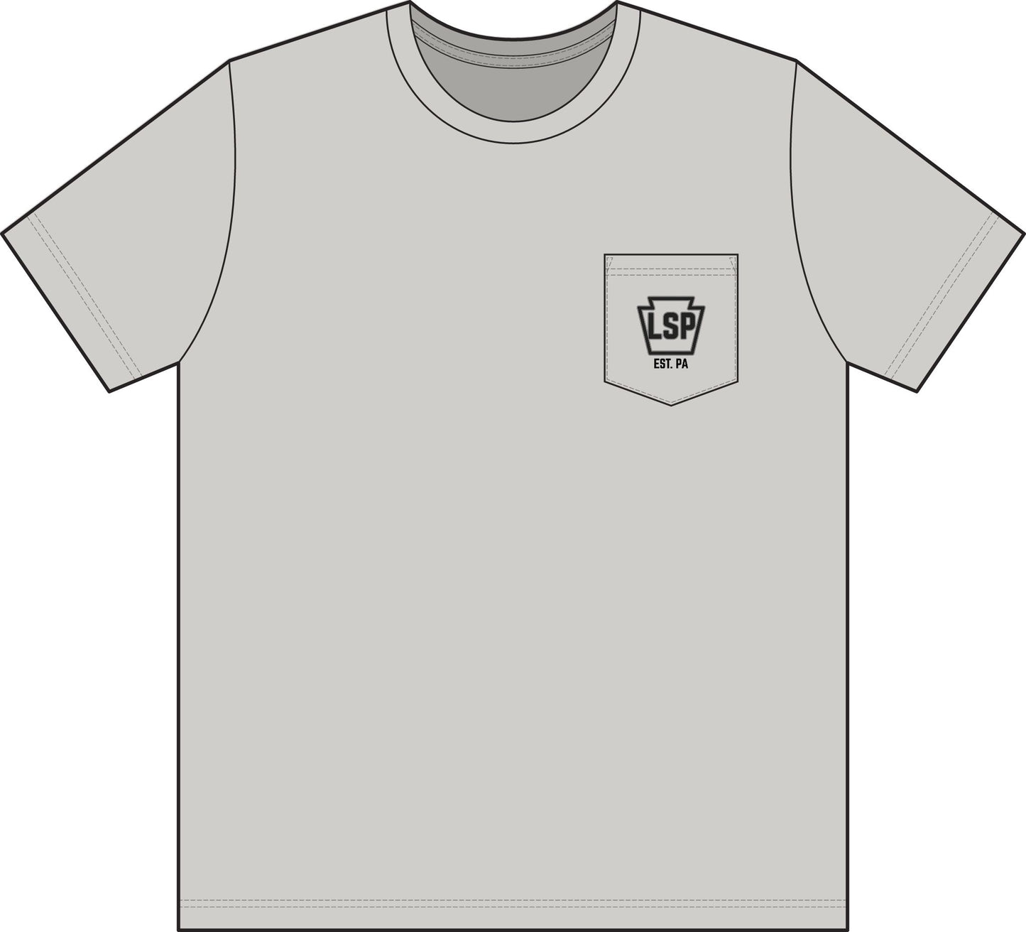 Built in America Pocket T-Shirt — "Built for Work" Union-Made Tee