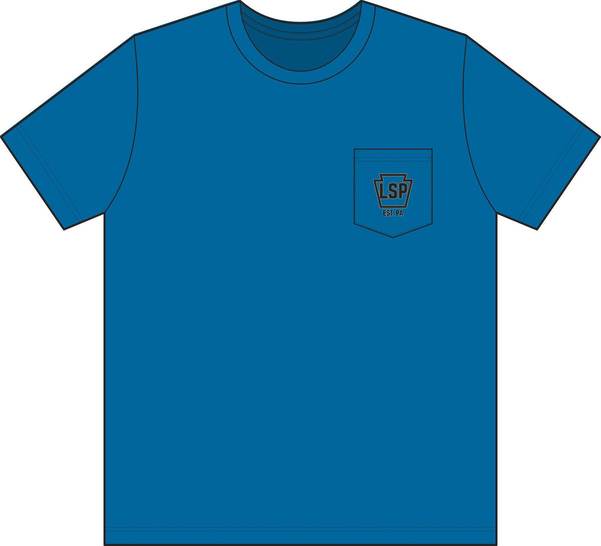 Built in America Pocket T-Shirt — "Built for Work" Union-Made Tee
