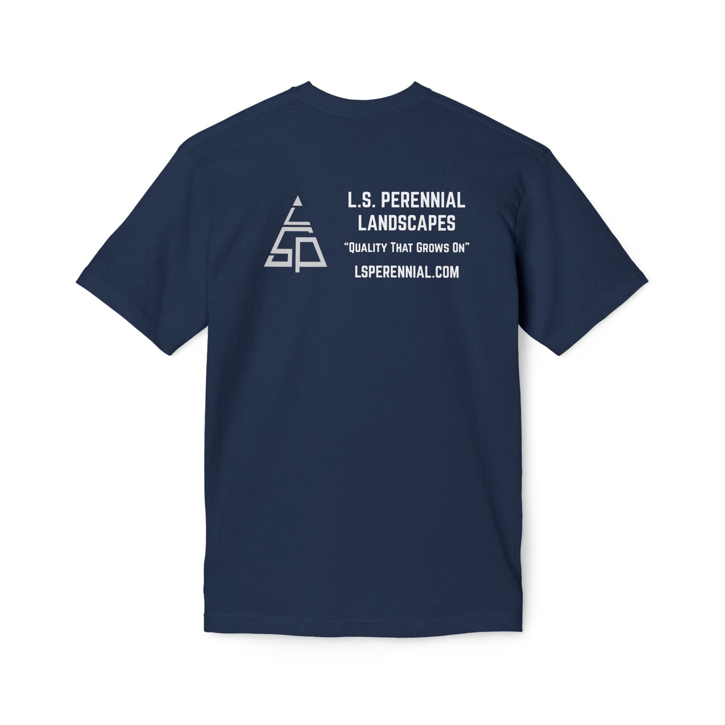 L.S. Perennial Landscapes Logo T-Shirt — Crewneck Work Tee (Made in USA)