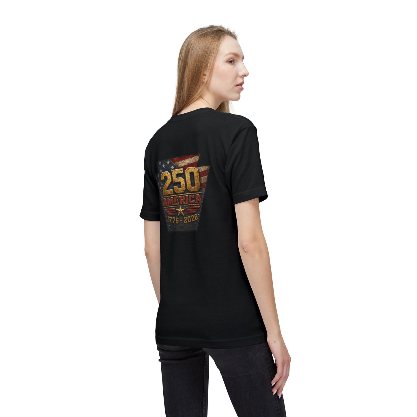 AMERICA 250 KEYSTONE LSP US CO - T SHIRT - Made in USA