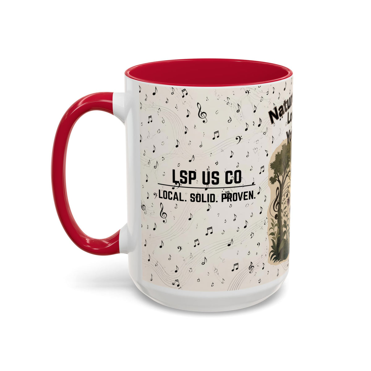 Nature’s Music Coffee Mug – “Nature’s Music, Look and You Will Hear”15oz