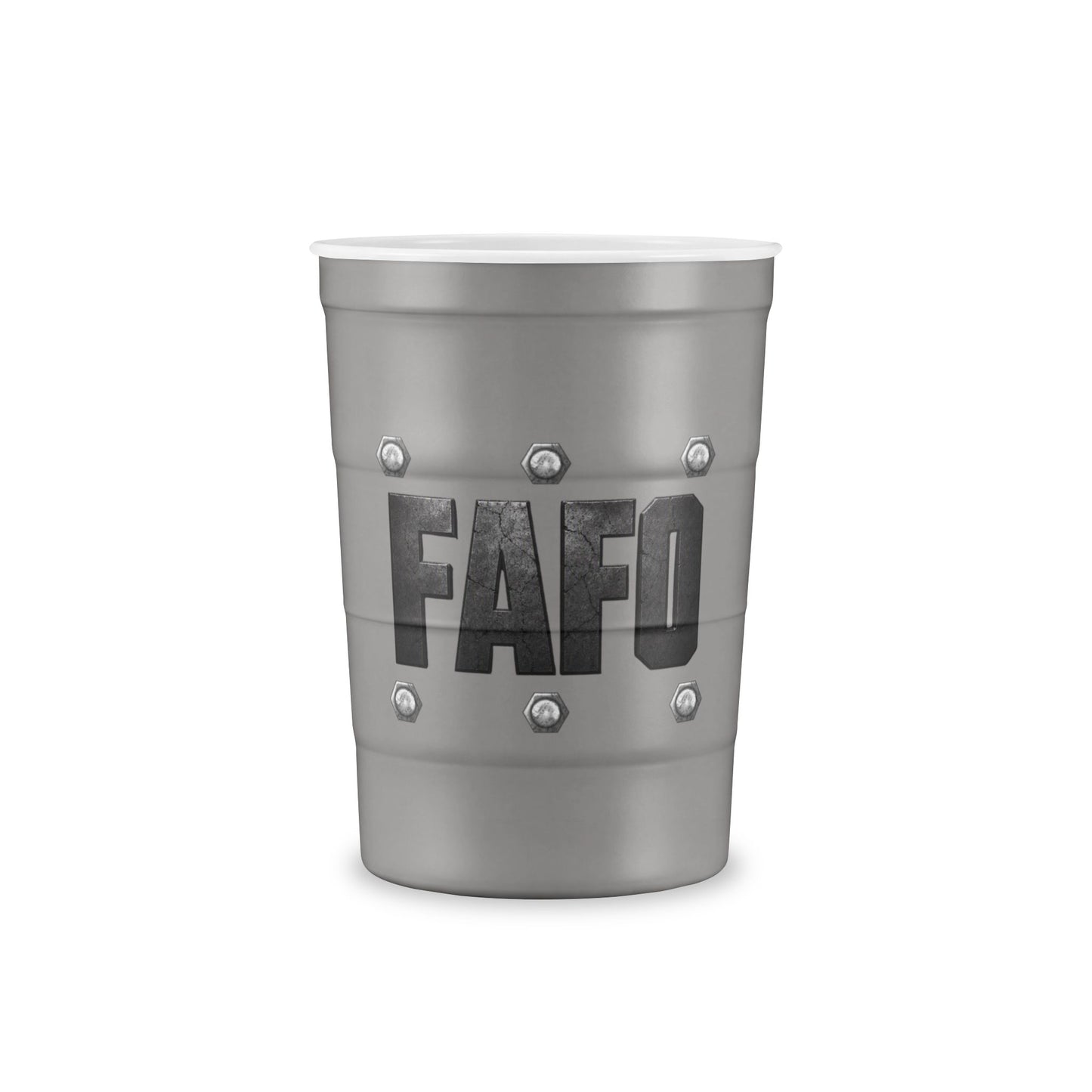 FAFO STEEL 16 oz Cup - Decisions Have Consequences - Made in USA