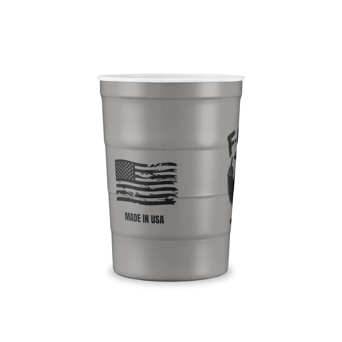 F-CAW-F CROW Steel 16 OZ CUP - Gen-X Edition - Made in USA