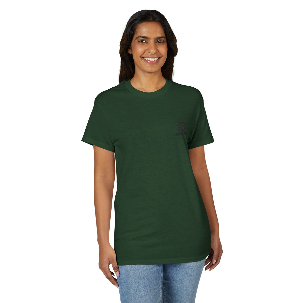 PRECISE BY NATURE T-Shirt — Trees around Tree Ring Graphic Tee for Nature Lovers