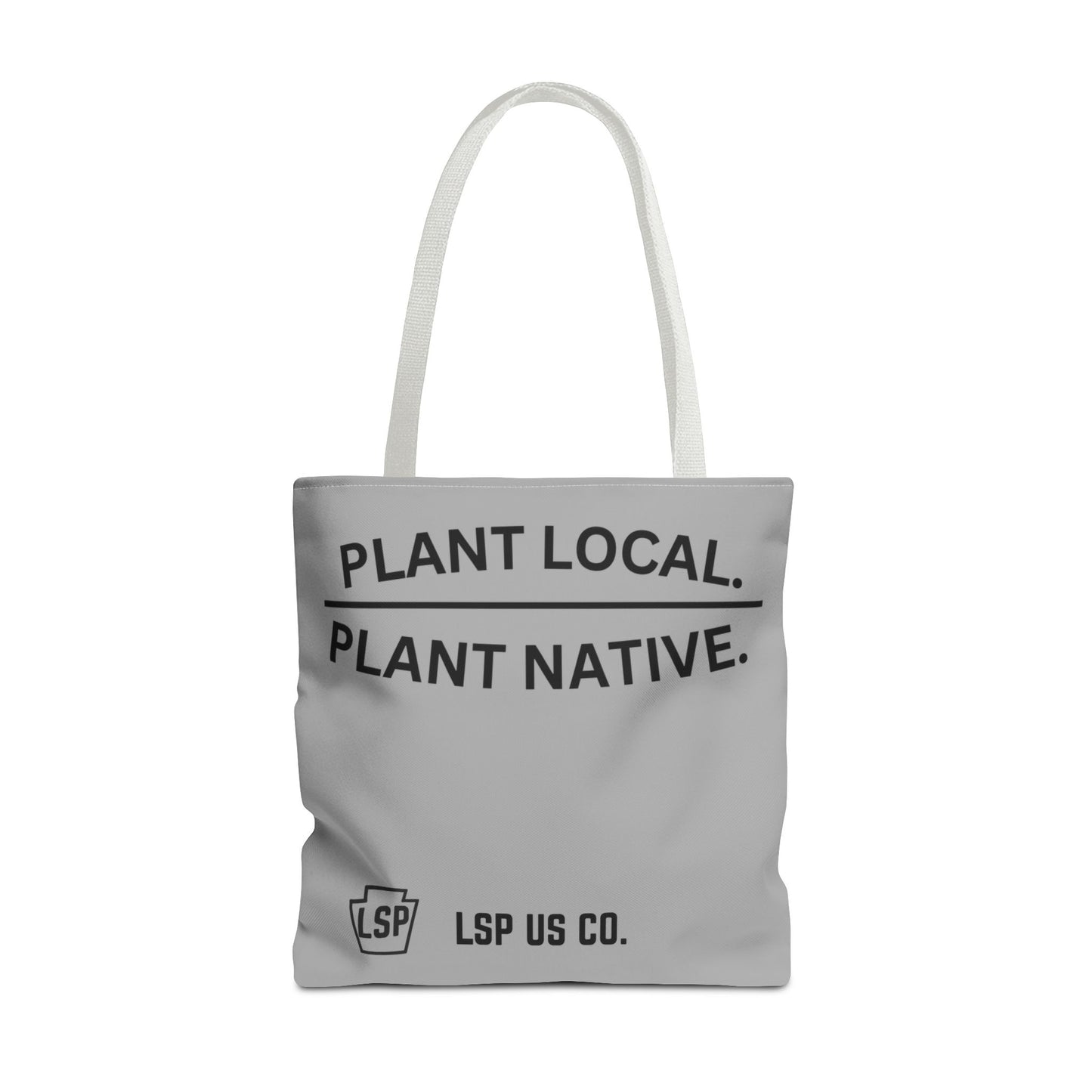 LSP US CO Plant Local Plant Native Tote Bag - Tree-Ring Graphic Eco Shopper