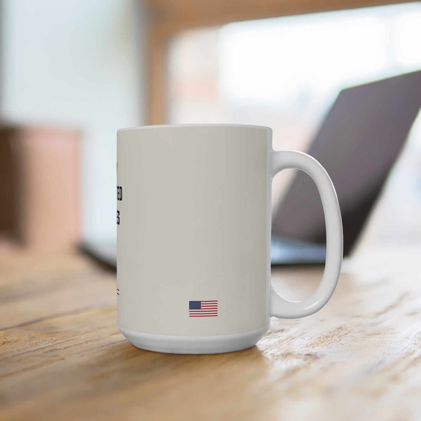 Easily Distracted By Trees 15oz Coffee Mug — Hand Holding Tree Graphic