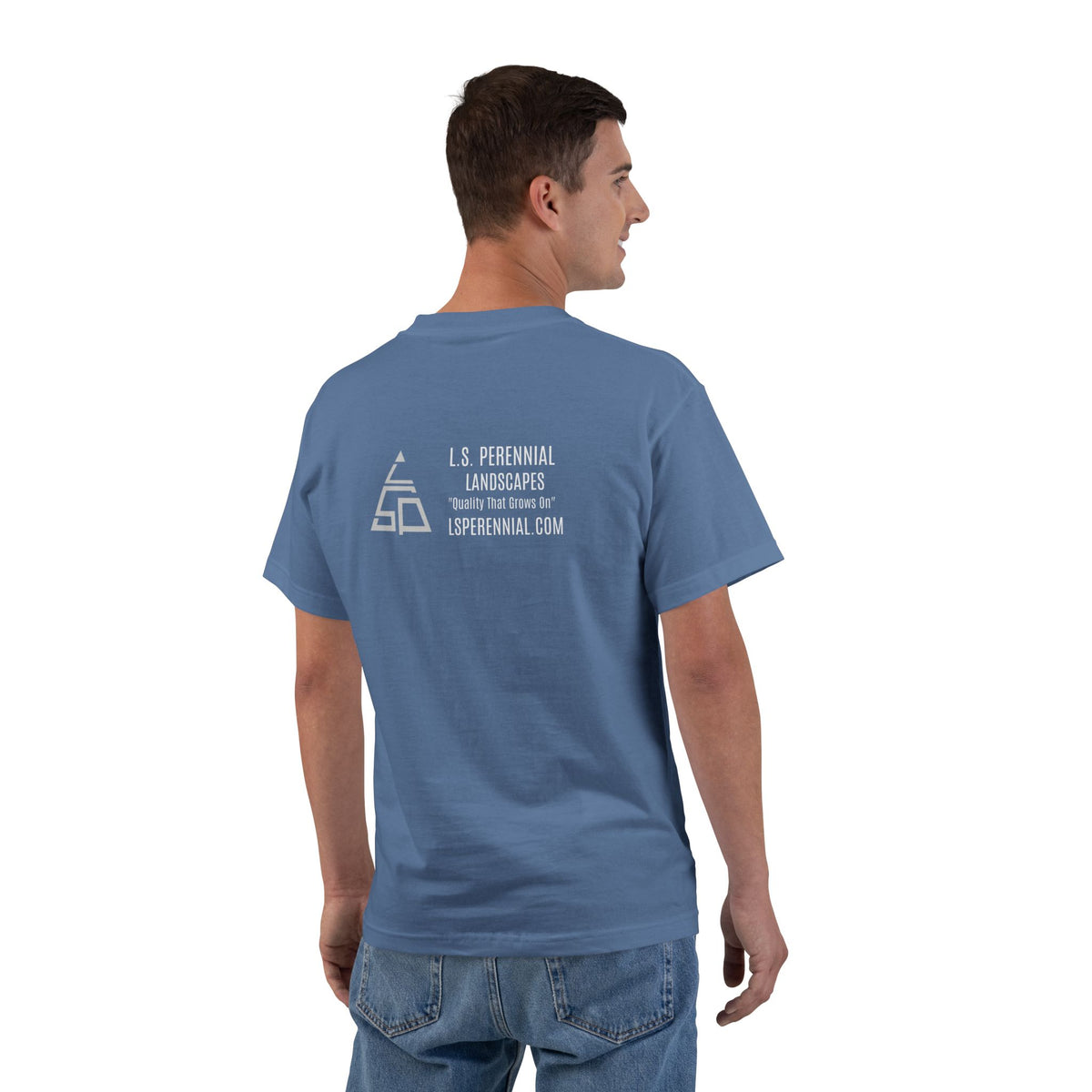 LS PERENNIAL LANDSCAPES CREW T SHIRT 100% COTTON