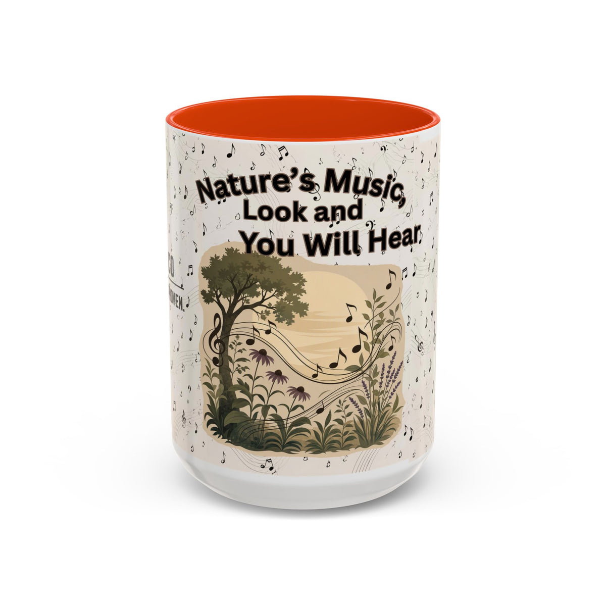 Nature’s Music Coffee Mug – “Nature’s Music, Look and You Will Hear”15oz