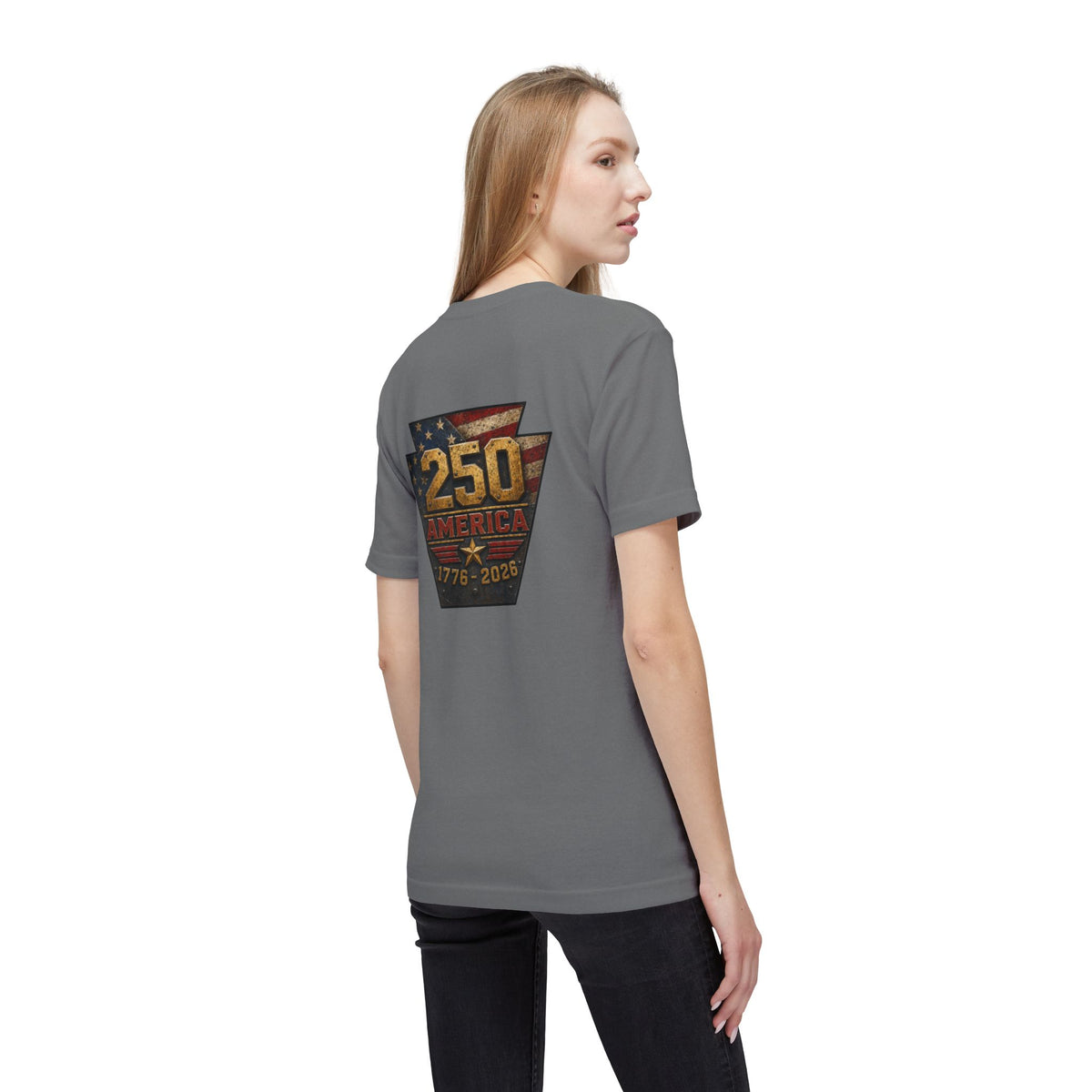 AMERICA 250 KEYSTONE LSP US CO - T SHIRT - Made in USA