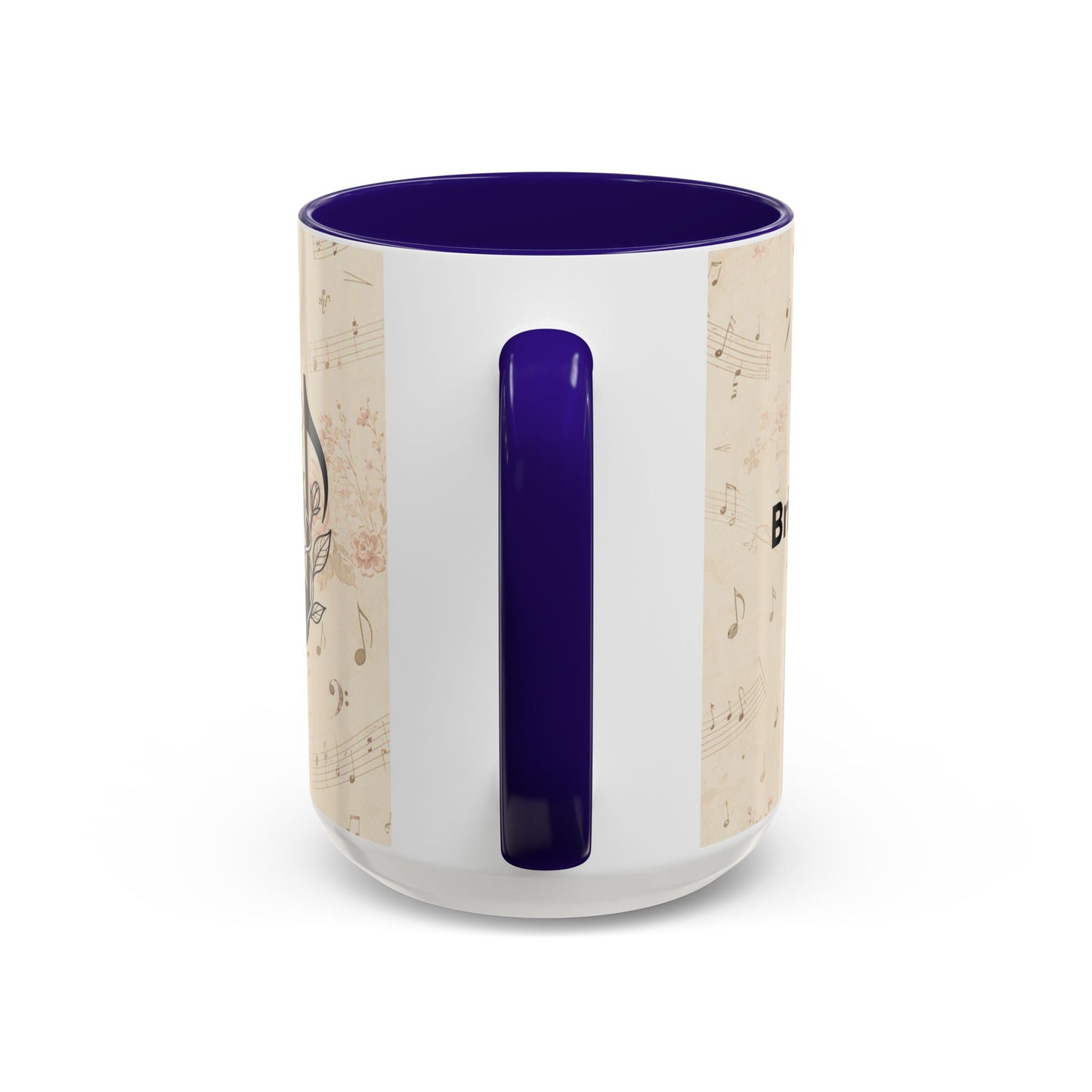 Bridget - Nature’s Music Floral Note Mug — Natures Music, Look and You Will Hear 15oz