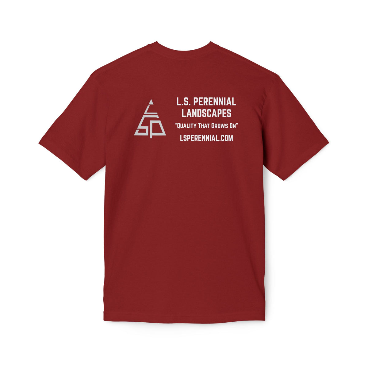 L.S. Perennial Landscapes Logo T-Shirt — Crewneck Work Tee (Made in USA)