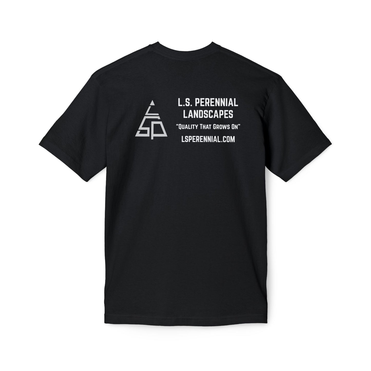 L.S. Perennial Landscapes Logo T-Shirt — Crewneck Work Tee (Made in USA)