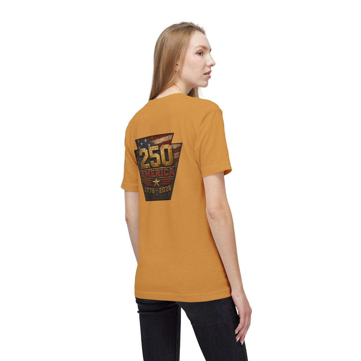 AMERICA 250 KEYSTONE LSP US CO - T SHIRT - Made in USA