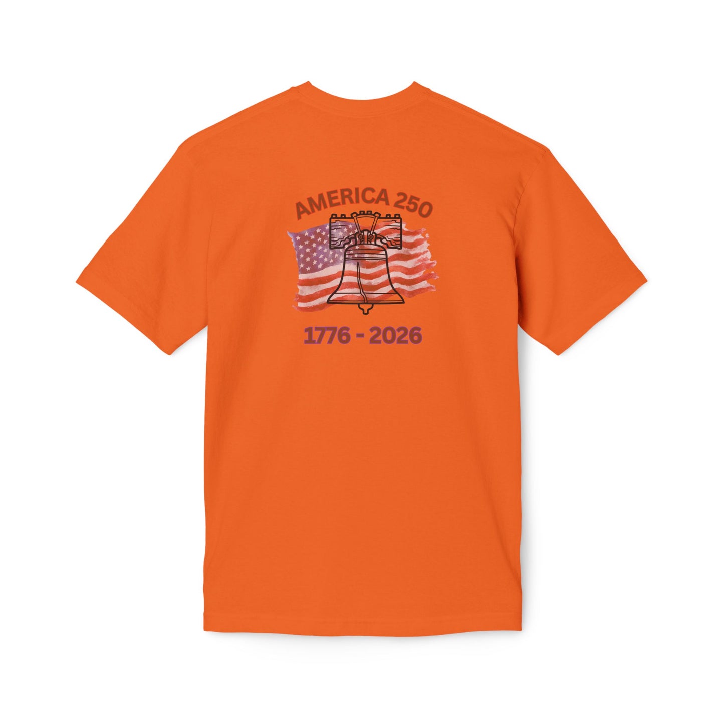 America 250 Liberty Bell T-Shirt — 1776–2026 Anniversary Bayside Made in USA