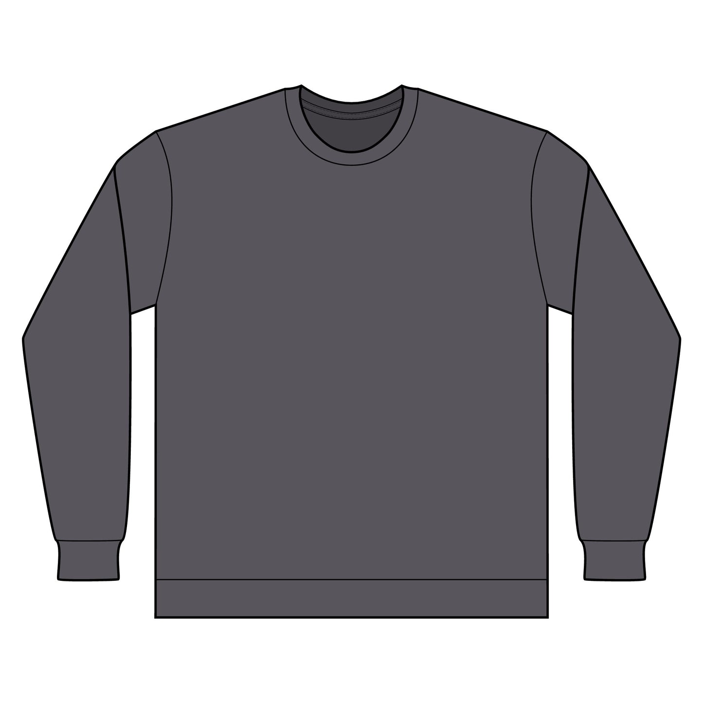 LSP US CO Long Sleeve Work Shirt - "Work For It." Made In USA - Dark Edition