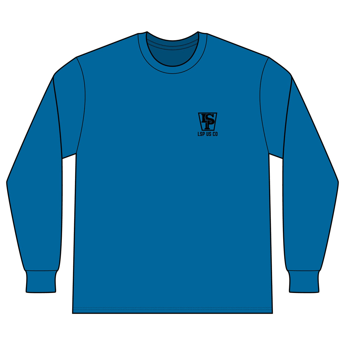 LSP US CO Built For The Job Long Sleeve Pocket Tee — Made in USA