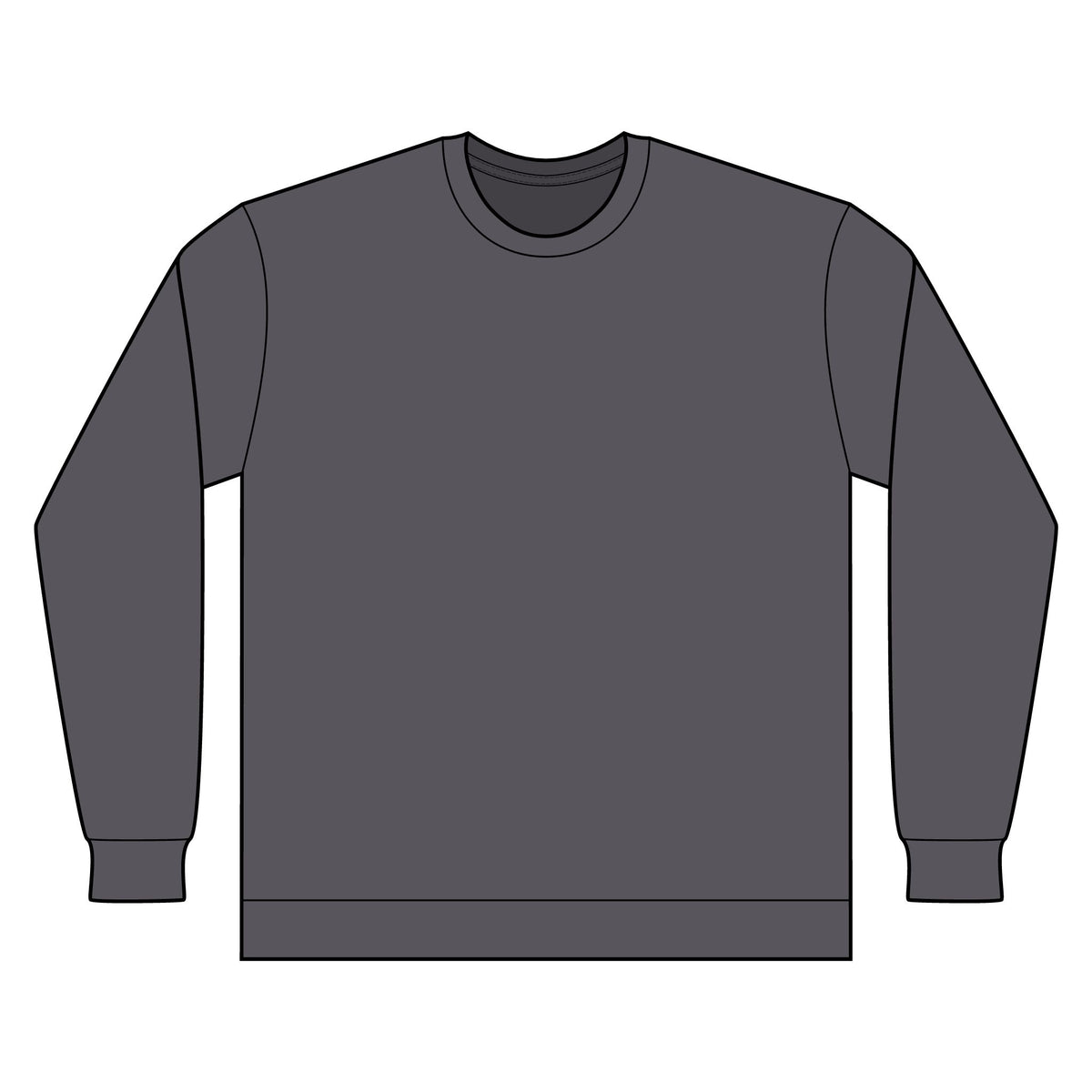 LSP US CO Long Sleeve Work Shirt - "Work For It." Made In USA - Dark Edition