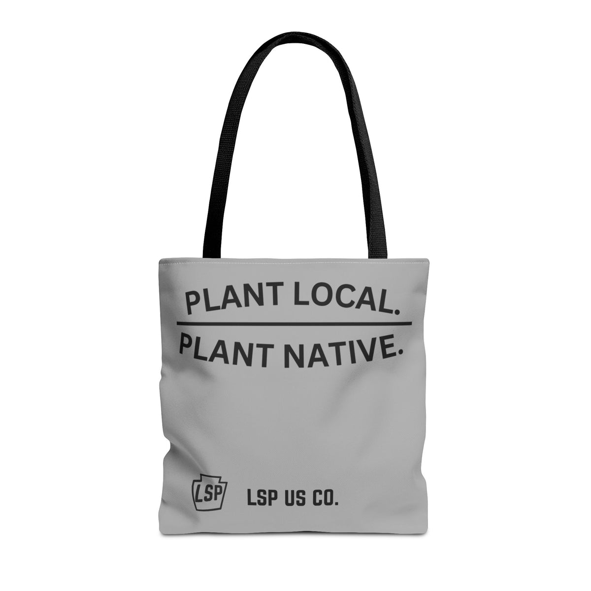 LSP US CO Plant Local Plant Native Tote Bag - Tree-Ring Graphic Eco Shopper