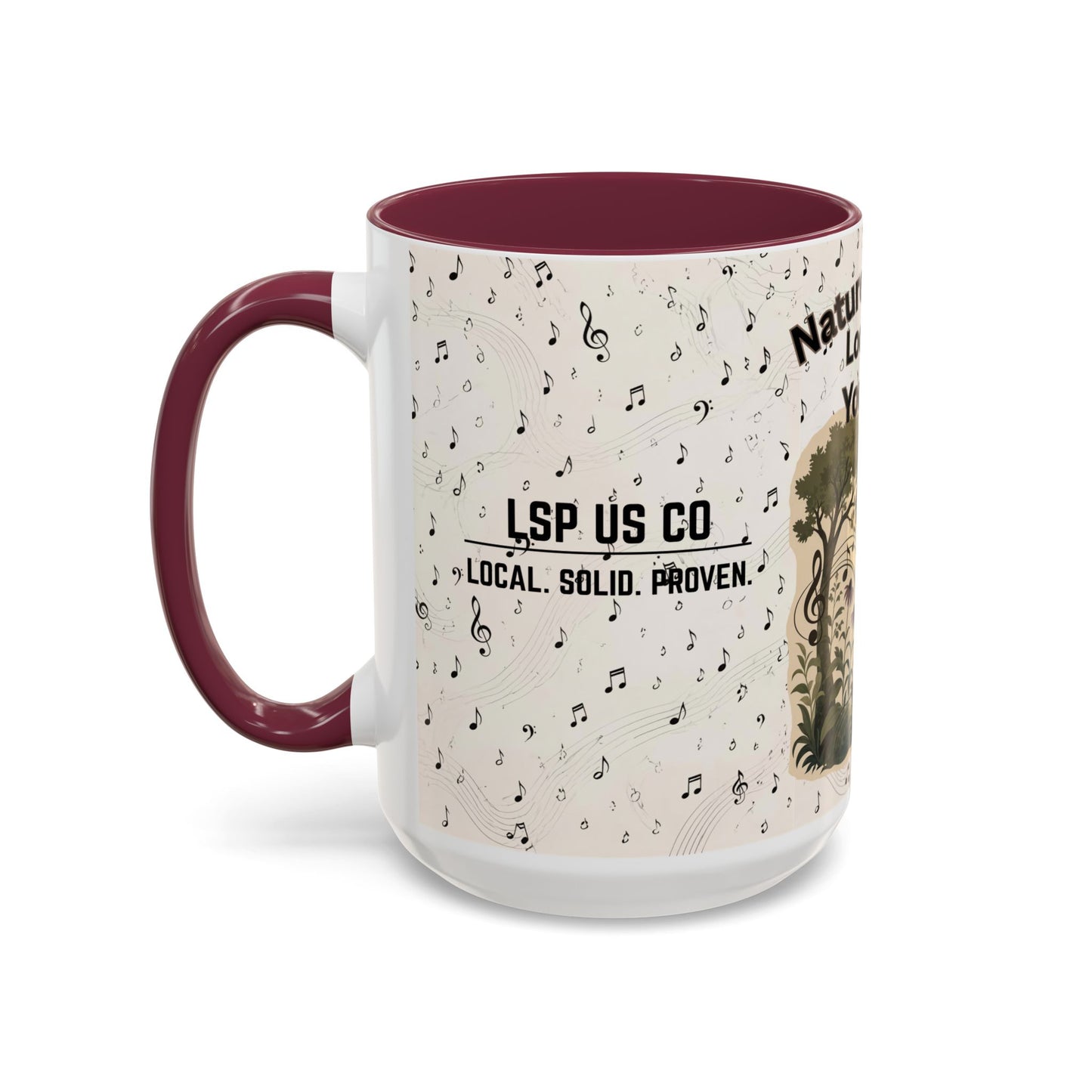 Nature’s Music Coffee Mug – “Nature’s Music, Look and You Will Hear”15oz