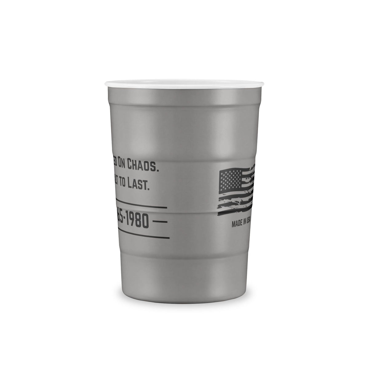 GEN-X STEEL 16 OZ CUP - Built to Last - Made in USA
